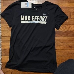 Nike Women’s Black Max Effort Performance Tee